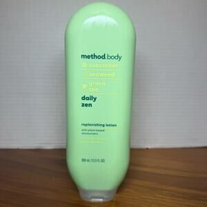 METHOD Body Daily Zen Lotion Cucumber Seaweed Green Tea 13.5oz